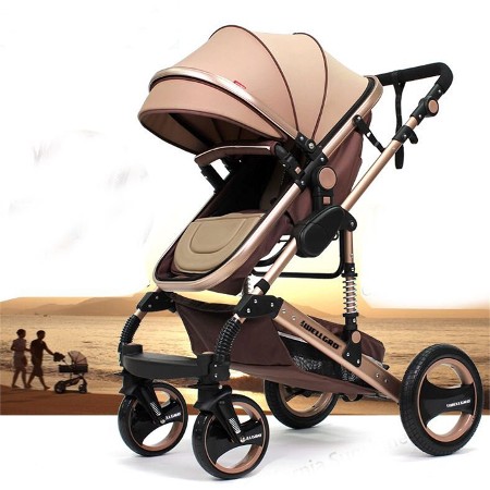 Kahverengi wellgro golden horn q3 travel sistem bebek arabası
