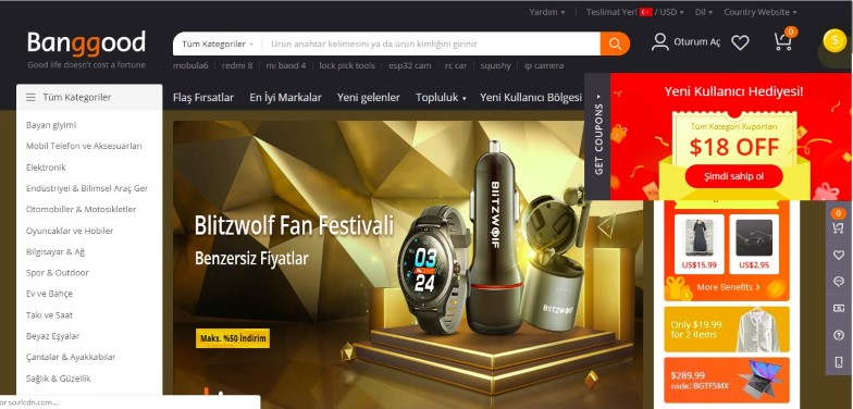 Çin alışveriş siteleri